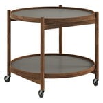 Kitchen carts & trolleys, Bølling tray table 60 cm, oiled walnut - stone, Brown