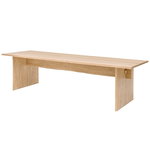 Dining tables, Bookmatch table, 275 x 90 cm, oak, Natural