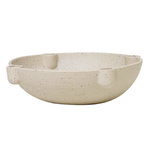 Kynttilänjalat, Bowl kynttelikkö, iso, keraaminen, Harmaa