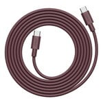 Avolt Cable 1 cable de carga USB-C, 2 m, rojo morera, Avolt x Bauhaus-Archiv