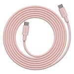 Avolt Cable 1 USB-C a USB-C cable de carga, 2 m, nuevo rosa