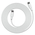 Avolt Cable 1 USB-C a USB-C cable de carga, 2 m, blanco, Avolt x Martinelli Luce