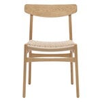 Dining chairs, CH23 chair, oiled oak - natural cord, Natural
