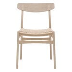 Dining chairs, CH23 chair, soaped oak - natural cord, Natural