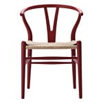 Carl Hansen & Søn CH24 Wishbone chair, soft red brown - natural cord