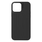 Nudient Bold Case for iPhone, charcoal black