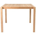 Patio tables, AH902 Outdoor dining table, 100 x 98,5 cm, teak, Natural