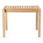 Terassipöydät, AH911 Outdoor sivupöytä/jakkara, 59,5 x 48,5 cm, tiikki, Luonnonvärinen