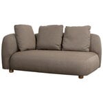Outdoor sofas, Capture 2-seater sofa, right module, taupe, Brown