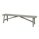 Patio chairs, Sticks bench, 190 cm, taupe, Gray