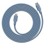 Avolt Cable 1 USB-C a Lightning, cable de carga, 2 m, azul tiburón