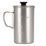 Titanium French press