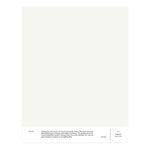 Interiörfärger, Färgprov, 002 EMILY - pappersvit, Vit