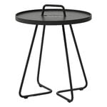 Patio tables, On-the-move table, small, black, Black
