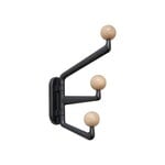 &Tradition Capture SC74 wall hook, small, graphite - oak
