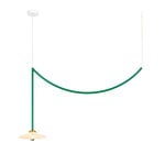 Lampade a sospensione, Ceiling lamp n5, verde, Verde