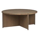 Northern Cling coffee table, large, 90 cm, smoked oak