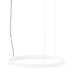 Lampade a sospensione, Lampada a sospensione Compendium Circle, 72 cm, bianca, Bianco