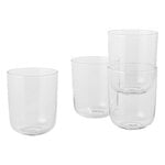 Muuto Corky Gläser, hoch, Set mit 4, klar