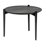 Design House Stockholm Table basse Aria, 60 cm, modèle haut, noir
