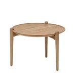 Aria coffee table, 50 cm, low, oak