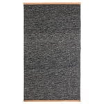 Wool rugs, Björk rug, dark grey, Gray