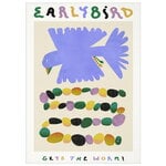 Posters, Early Bird Gets The Worm poster, White