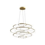 Nemo Lighting Lampada a sospensione Drop 7, 2700 K, oro satinato