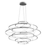 Nemo Lighting Lampada a sospensione Drop 9, 2700 K, argento satinato