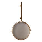 Wall mirrors, MbE mirror, polished brass, Gold