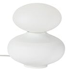 Lampade da tavolo, Lampada da tavolo Reflection Oval, bianca, Bianco