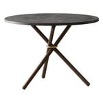 Coffee tables, Daphne coffee table, 65 cm, dark concrete - dark oak, Grey