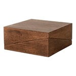 Decorative boxes, Diplo box, dark stained oak, Brown