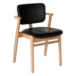 Artek Domus chair, lacquered oak - Prestige black