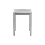 Patio chairs, Emeco stool, brushed aluminium, Gray
