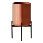 Planters & plant pots, Klorofyll planter with stand, high, terracotta, Grey