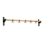 Essem Design Nostalgi hook strip, 100 cm, oak - black