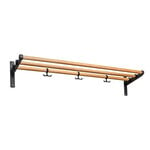 Essem Design Nostalgi hat/shoe rack, 100 cm, oak - black