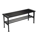 Essem Design Nostalgi bench, 100 cm, black stained oak - black