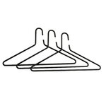 Essem Design Triangel hanger, set of 3, black