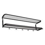 Essem Design Classic hat rack, 120 cm, black, assembled