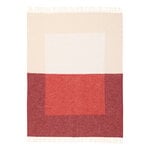 Northern Echo throw, 130 x 170 cm, red