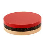 valerie_objects Three Circles tray set, 3 pcs, red - brown - pink