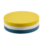 valerie_objects Three Circles tray set, 3 pcs, yellow - white - blue