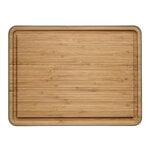 Green Tool cutting board with groove, 39 x 28 cm, bamboo