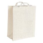 Magazine racks, Helsinki jute bag, off-white, White
