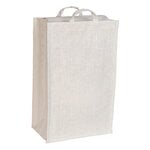 Magazine racks, Turku XL jute bag, off-white, White