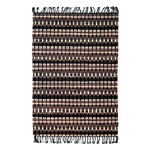 Cotton rugs, Huvila rug, black, Black