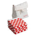 Baina Gift set 02, face cloth 30 x 30 cm, 4 pcs, paloma sun - ecru