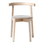 Dining chairs, Lunar chair, white oiled oak - Hallingdal 0227, Natural